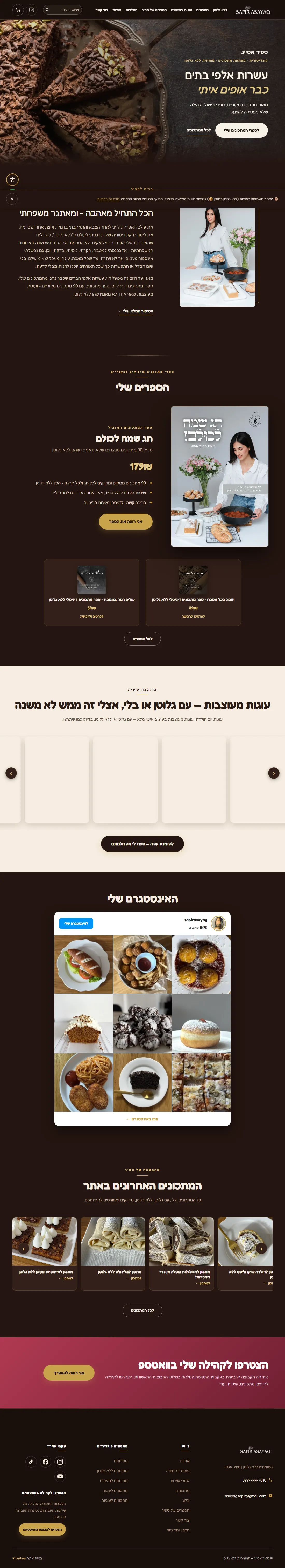צילום האתר של ספיר אסייג